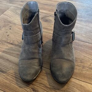 AEROSOLES Charcoal Ankle Booties